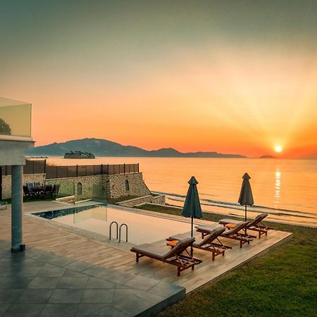 Violet Beach Front Private Villa Лаганас Екстер'єр фото